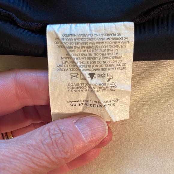 It Figures! Fit for QVC Swim Skort Bottom Black Size 18W - Picture 7 of 7